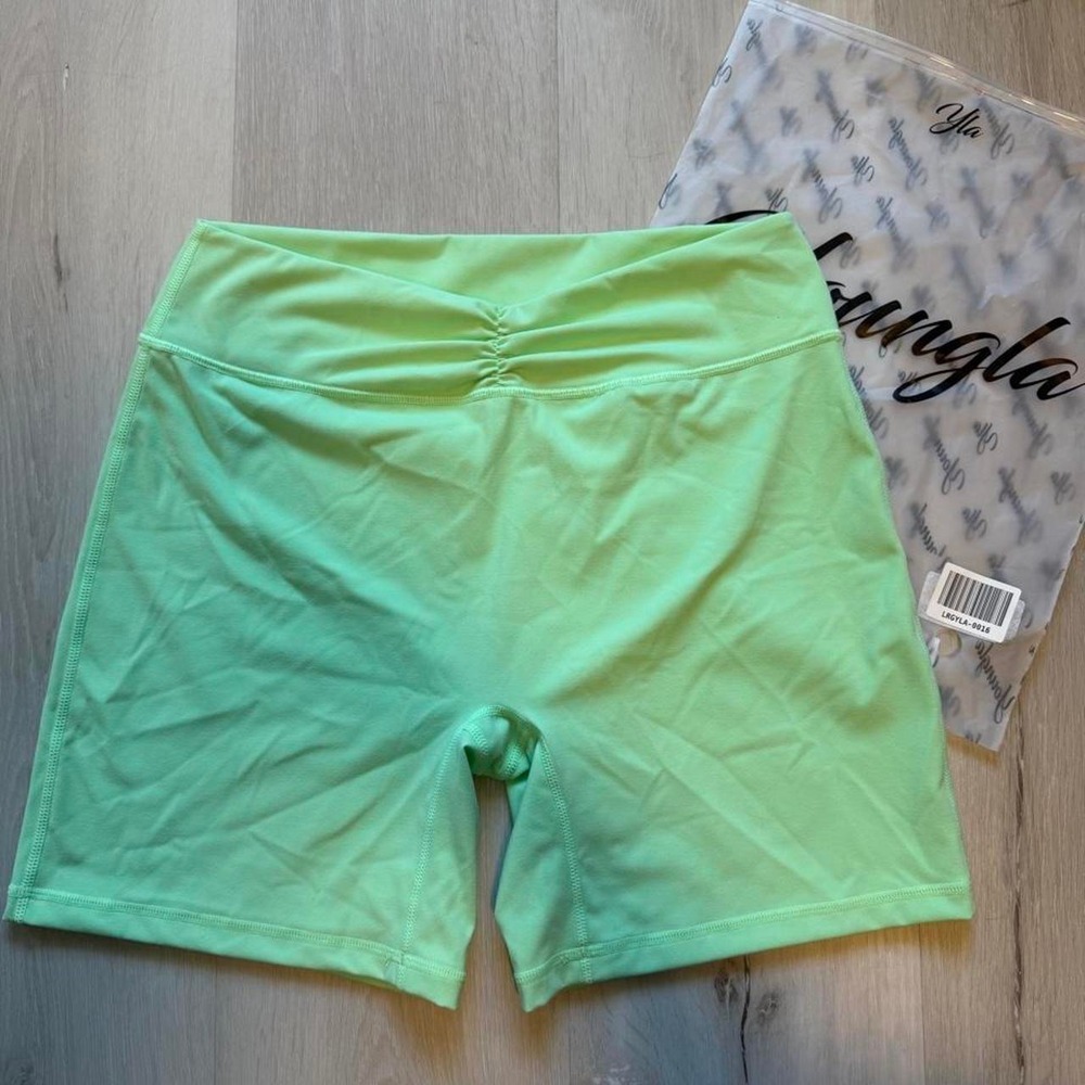 YoungLA Mint Green Womens Workout Shorts